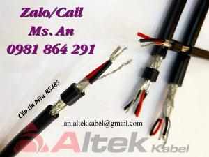 Cáp tín hiệu RS485 1 Pair 22AWG chống nhiễu Altek Kabel