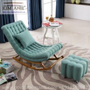 Mẫu ghế bập bênh thu gian, đọc sách cho người già, giá tại xưởng nội thất Kim Anh Thủ Dầu Một, Bình Dương