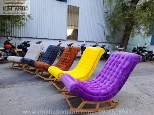 Mẫu ghế bập bênh thu gian, đọc sách cho người già, giá tại xưởng nội thất Kim Anh Thủ Dầu Một, Bình Dương