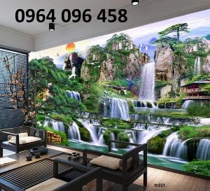 Tranh 3d cảnh đồng quê - tranh gạch 3d ốp tường - 433X
