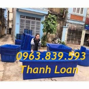 Thùng nhựa nuôi cá, thùng đựng nước, bể nhựa hình chữ nhật./ 0963.839.593 Ms.Loan