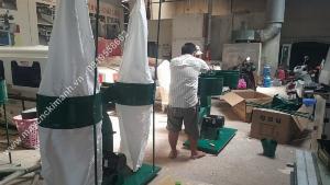 Máy hút bụi công nghiệp 2 túi giá rẻ cho xưởng gỗ nhỏ tại tphcm, Bình dương, Bình Mỹ