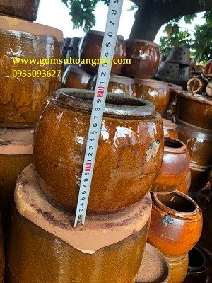 Hủ Chậu chum sành đựng 5 lít