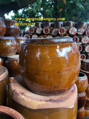 Hủ Chậu chum sành đựng 5 lít