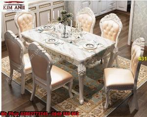 Bàn ghế ăn cổ điển giá rẻ bình dương