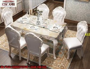 Bàn ghế ăn cổ điển giá rẻ bình dương