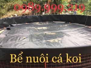 Bạt nylon đen 2 mặt hdpe 0.75mm 250m2 khổ 5m lót bể nuôi ốc