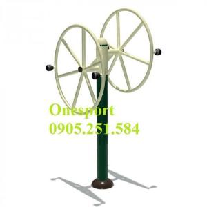 Dụng cụ tập tay vai đơn ngoài trời do Onesport cung cấp và lắp đặt