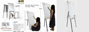Bảng Flipchart 3 chân rút A-Model kích thước 70x100cm