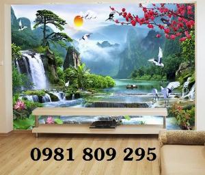 Phong cảnh , gạch tranh 3d , tranh ốp tường