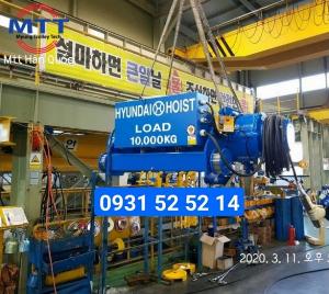 Palang dầm đơn 10 tấn 12 mét hyundai