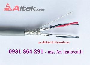 Cáp tín hiệu vặn xoắn 2 Pair 22, 20, 18, 16 AWG chống nhiễu