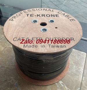 Cáp mạng Lan Liền nguồn Cat5E UTP 24 AWG hãng Vcom
