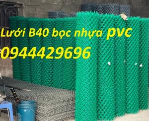 Lưới b40 bọc nhựa PVC làm sân tennis hàng sẵn kho giá tốt