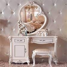 Bàn ghế trang điểm cổ điển cao cấp, đẹp kinh điển| Nội thất Kim Anh