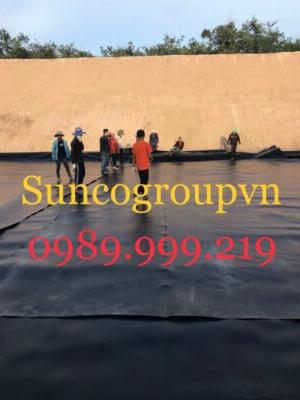 Nhà sản xuất bạt hdpe 0.8mm khổ 4mx50m 200m2 170kg lót trại gà-suncogroup vn