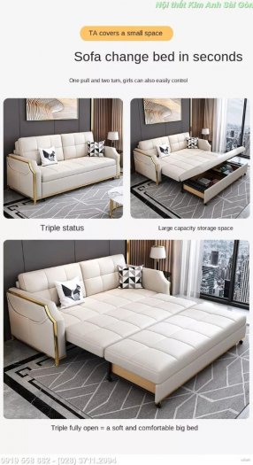 Sofa giường đa năng cao giá rẻ, uy tín| Giá rẻ tại xưởng Thuận An, Bình Dương