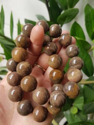 Vòng Gỗ Hóa Thạch Nam 16mm