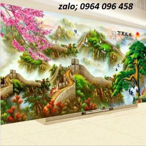Tranh vạn lý trường thành - tranh gạch 3d vạn lý trường thành - 655SM