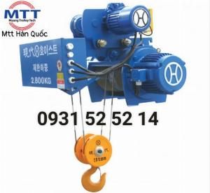 Palang cáp dầm đôi 3 tấn 12 mét Hyundai - Palang dầm đôi 3 tấn 12 mét Hyundai