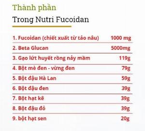 Thực Dưỡng Miễn Dịch Nutri Fucoidan 400gr