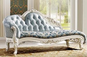 Ghế thư giãn cổ điển Pháp cho gia đình, khách sạn giá rẻ| Ghế lười tân cổ điển gỗ sồi