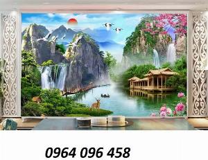 Tranh 3d phong thủy tuổi tý - tranh gạch 3d dán tường - KFDS2