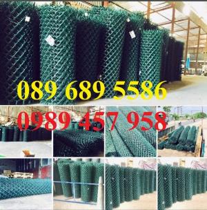 Lưới thép làm lồng nuôi cá, Lưới b40 bọc nhựa làm hàng rào