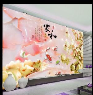 Tranh 3d - tranh gạch 3d phòng khách đẹp - 876DM