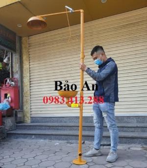 Bồn rửa mắt khẩn cấp và hoa sen tắm khẩn cấp
