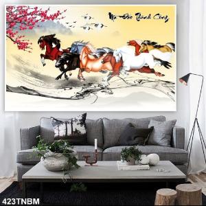 Gạch tranh họa tiết mã đáo thành công