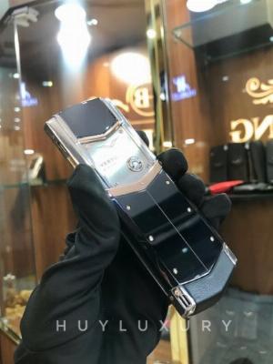 Vertu Signature Thép điểm vàng hồng nguyên khối