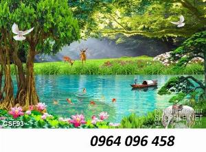 Tranh 3d - gạch tranh 3d ốp tường ngoài trời - KDSS2