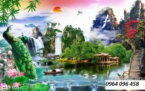 Tranh 3d - gạch tranh 3d ốp tường ngoài trời - KDSS2
