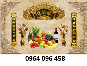 Tranh 3d phòng thờ - tranh gạch 3d phòng thờ - 555XL
