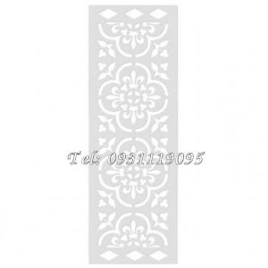 Khuôn rắc bột Stencil trang trí bánh, làm viền rau câu, fondant kiểu Châu Âu - Mã số 1122