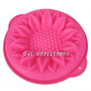 Khuôn silicon làm bánh, rau câu hoa hướng dương Mã số 1145