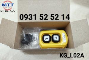 Tay bấm điều khiển cầu trục 2 nút KG-L02A 2 tốc độ