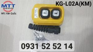 Tay bấm điều khiển cầu trục 2 nút KG-L02A(KM) loại có nam châm có dây