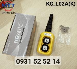 Tay bấm điều khiển cầu trục 2 nút KG-L02A(K) có dây