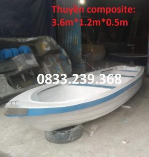 Thuyền câu giải trí 3.6m * 1.2m * 0.5m