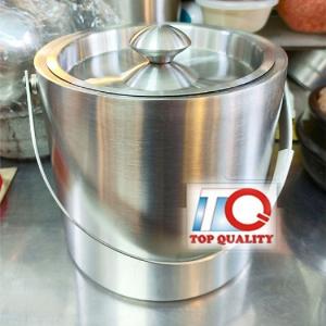 Xô inox 2 lớp đựng đá- ướp rượu