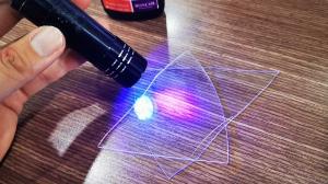 Keo UV Cứng Dán Kính, Dán Mica Trong Suốt Tặng Kèm Đèn UV