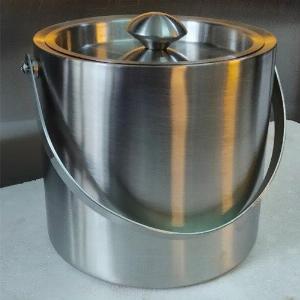 Xô inox 2 lớp đựng đá- ướp rượu