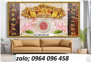 Tranh bàn thờ 3d - tranh gạch 3d bàn thờ - 433SP