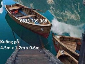 Xuồng câu 2-3 người đẹp - bền - an toàn(Gỗ - composite)