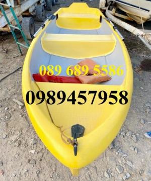 Thuyền chở 3 người chèo tay, Thuyền du lịch, cano chở 3-4 người gắn động cơ