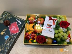 Hộp quà Giáng Sinh - trái cây nhập khẩu - FSNK278