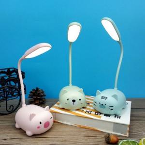 Đèn học để bàn hình thú pin sạc