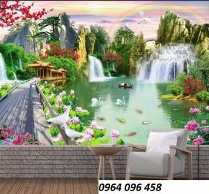 Tranh phong cảnh - tranh gạch 3d phong cảnh - 44DL